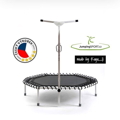 Trampolínka  Jumping ŠPORT  8 hranná  ŠEDÝ výplet                                                              