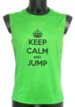 Tielko "KEEP CALM and JUMP" zelené