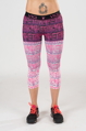 3/4 legíny TRIPLE PINK