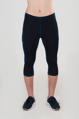 3/4 legíny ŠPORT čierno-modré -UNISEX