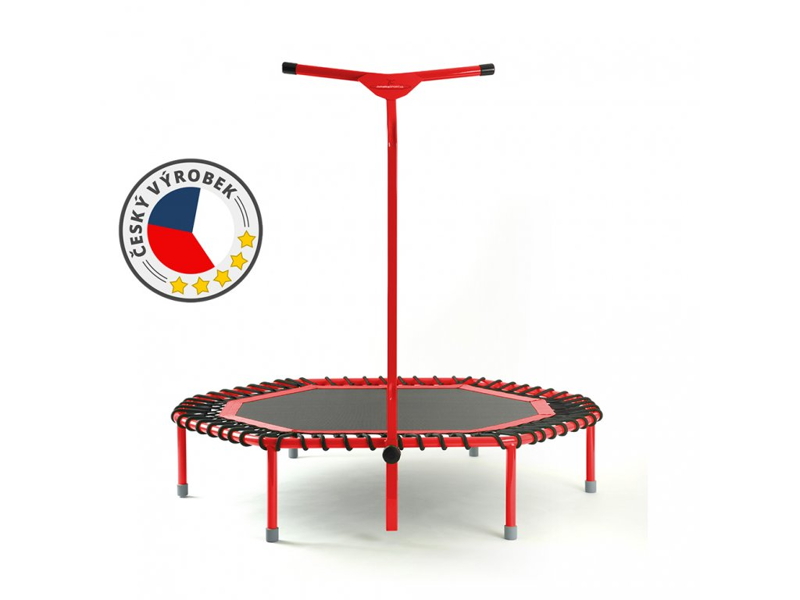 Trampolínka Jumping ŠPORT 8 hranná komplet ČERVENÁ Trampolínka Jumping ŠPORT 8 hranná komplet ČERVENÁ
